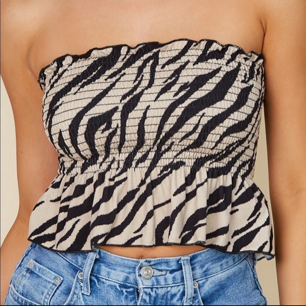 Zebra Print Top